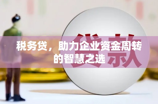 浦江税务贷，助力企业资金周转的智慧之选