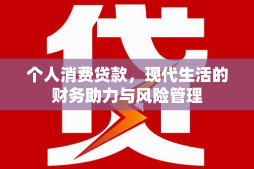 浦江个人消费贷款，现代生活的财务助力与风险管理