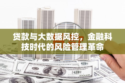 浦江贷款与大数据风控，金融科技时代的风险管理革命