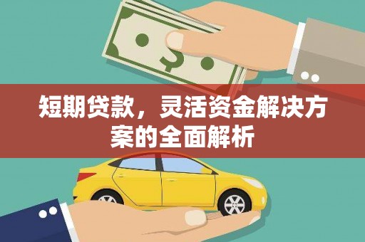 浦江短期贷款，灵活资金解决方案的全面解析