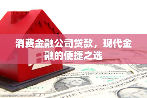 浦江消费金融公司贷款，现代金融的便捷之选
