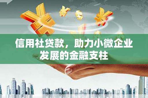 浦江信用社贷款，助力小微企业发展的金融支柱
