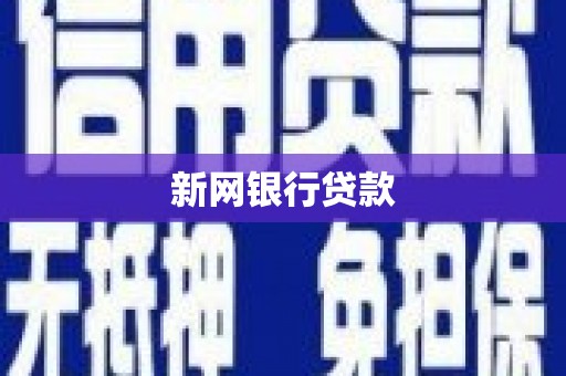 浦江新网银行贷款