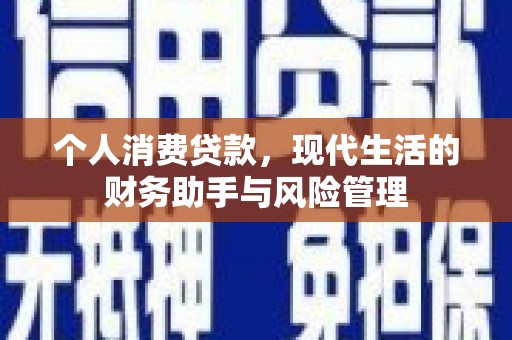 浦江个人消费贷款，现代生活的财务助手与风险管理