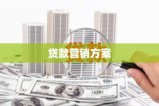 浦江贷款营销方案