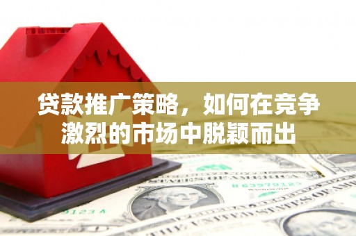 浦江贷款推广策略，如何在竞争激烈的市场中脱颖而出