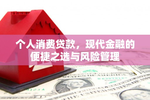 浦江个人消费贷款，现代金融的便捷之选与风险管理