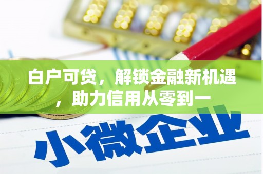 浦江白户可贷，解锁金融新机遇，助力信用从零到一