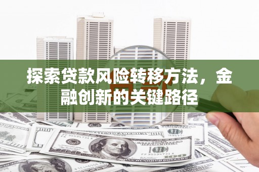 浦江探索贷款风险转移方法，金融创新的关键路径