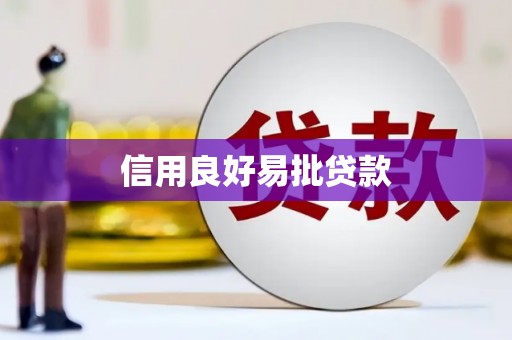 浦江信用良好易批贷款