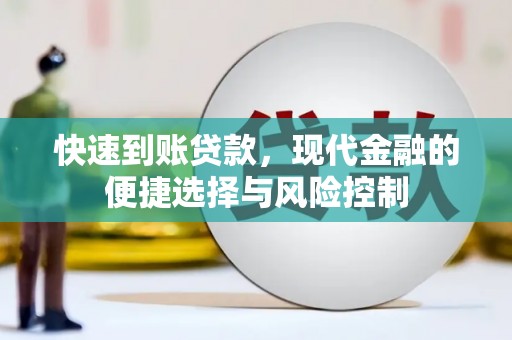 浦江快速到账贷款，现代金融的便捷选择与风险控制