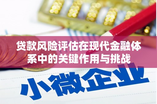 浦江贷款风险评估在现代金融体系中的关键作用与挑战