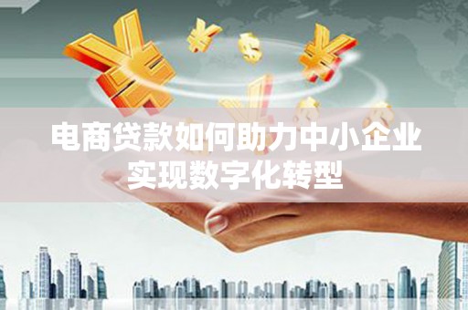 浦江电商贷款如何助力中小企业实现数字化转型