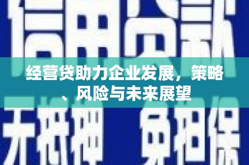 浦江经营贷助力企业发展，策略、风险与未来展望