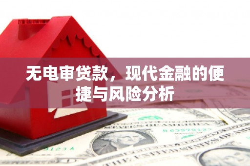 浦江无电审贷款，现代金融的便捷与风险分析