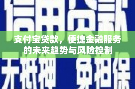 浦江支付宝贷款，便捷金融服务的未来趋势与风险控制