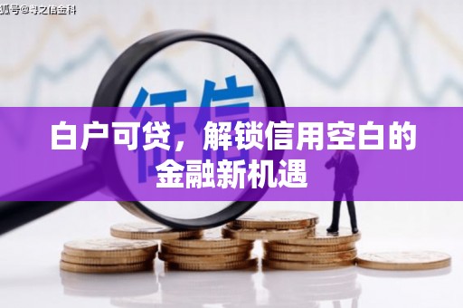 浦江白户可贷，解锁信用空白的金融新机遇