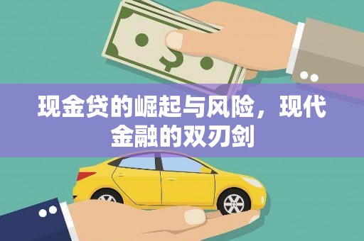 浦江现金贷的崛起与风险，现代金融的双刃剑