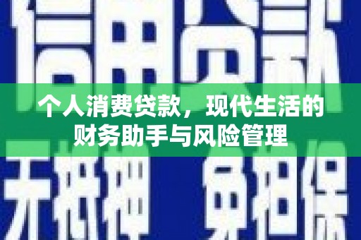浦江个人消费贷款，现代生活的财务助手与风险管理