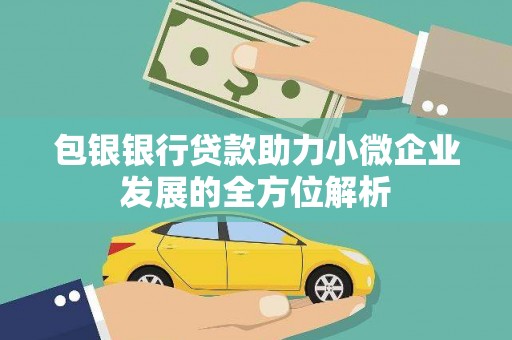 浦江包银银行贷款助力小微企业发展的全方位解析