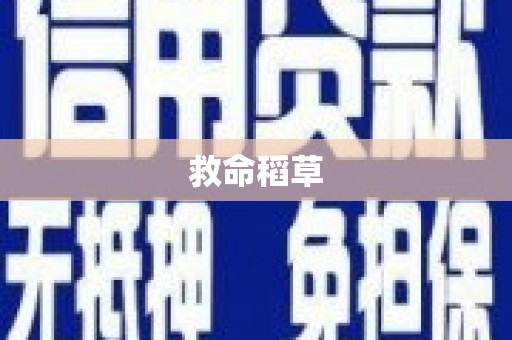 浦江救命稻草