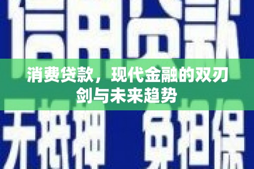 浦江消费贷款，现代金融的双刃剑与未来趋势