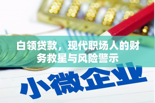 浦江白领贷款，现代职场人的财务救星与风险警示