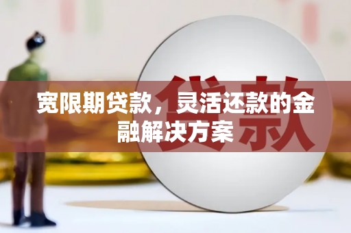 浦江宽限期贷款，灵活还款的金融解决方案
