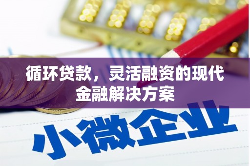 浦江循环贷款，灵活融资的现代金融解决方案