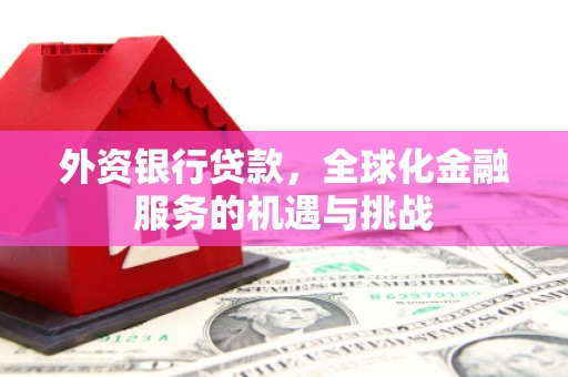 浦江外资银行贷款，全球化金融服务的机遇与挑战