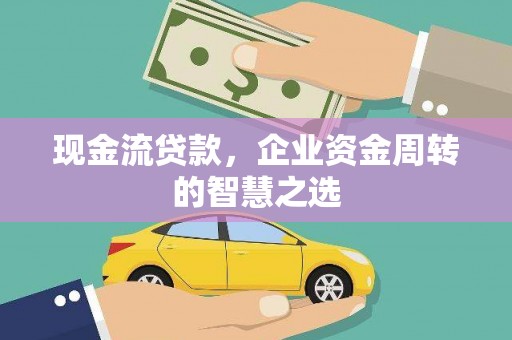 浦江现金流贷款，企业资金周转的智慧之选