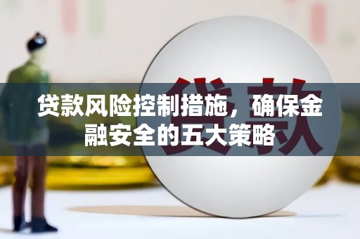 浦江贷款风险控制措施，确保金融安全的五大策略