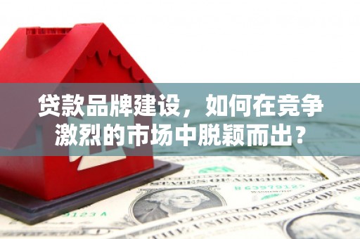 浦江贷款品牌建设，如何在竞争激烈的市场中脱颖而出？