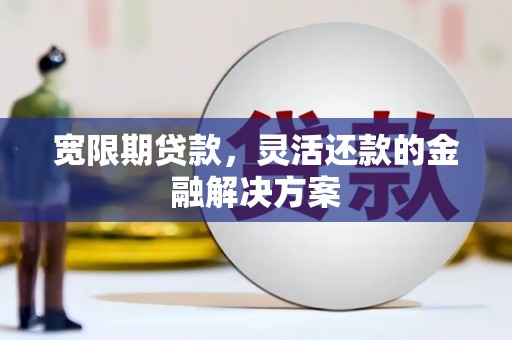 浦江宽限期贷款，灵活还款的金融解决方案