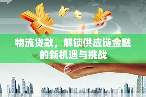 浦江物流贷款，解锁供应链金融的新机遇与挑战