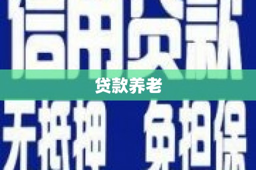 浦江贷款养老