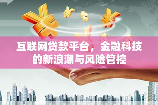 浦江互联网贷款平台，金融科技的新浪潮与风险管控