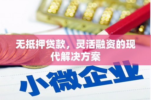 浦江无抵押贷款，灵活融资的现代解决方案